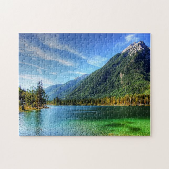 Puzzle Jigsaws Ramsau Hintersee Bavière. (Horizontal)