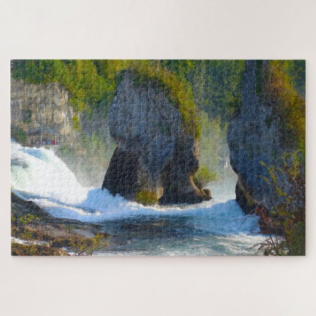 Puzzle Jigsaws Rhine Falls Allemagne. (Horizontal)