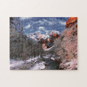 Puzzle Jigsaws Virgin River Zion National Park Utah.