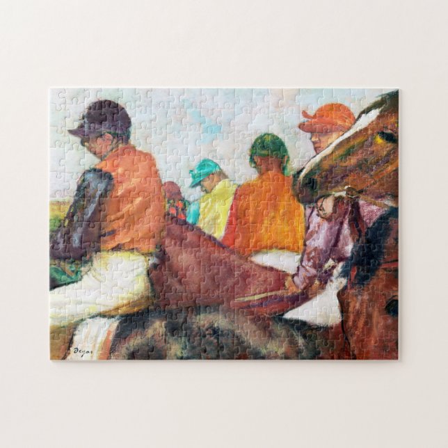 Puzzle Jockey et cheval, Edgar Degas (Horizontal)