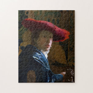Puzzle Johannes Vermeer - Fille avec un Casquette rouge