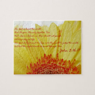 Puzzle John 3:16 au printemps