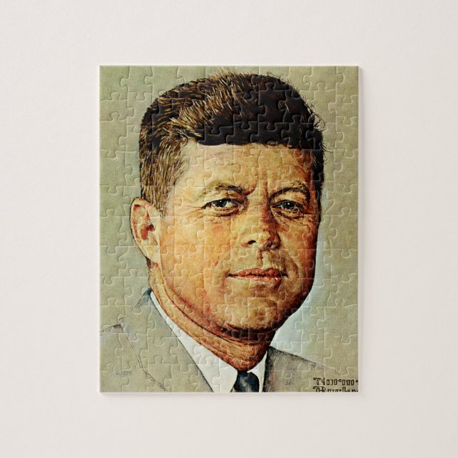 Puzzle John F. Kennedy IN MEMORIAM (Vertical)