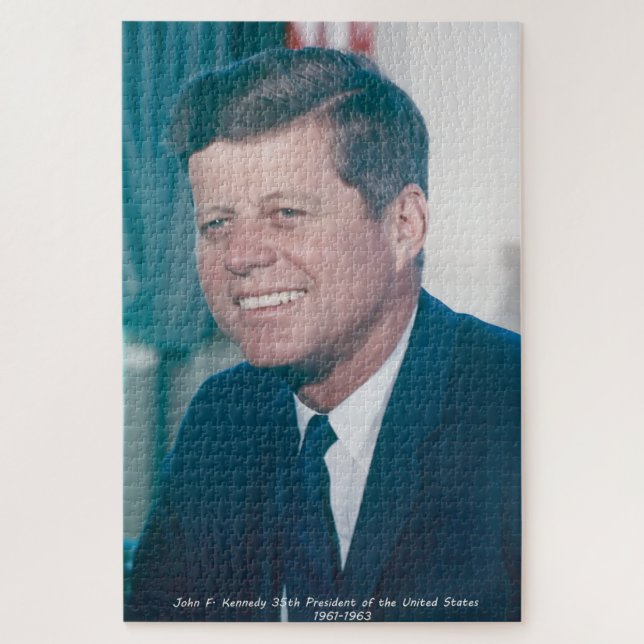 Puzzle John F. Kennedy Président des États-Unis (Vertical)