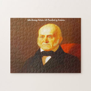 Puzzle John Quincy Adams 6e président de l'Amérique.