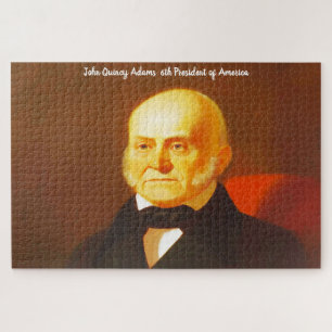 Puzzle John Quincy Adams 6e président des États-Unis.