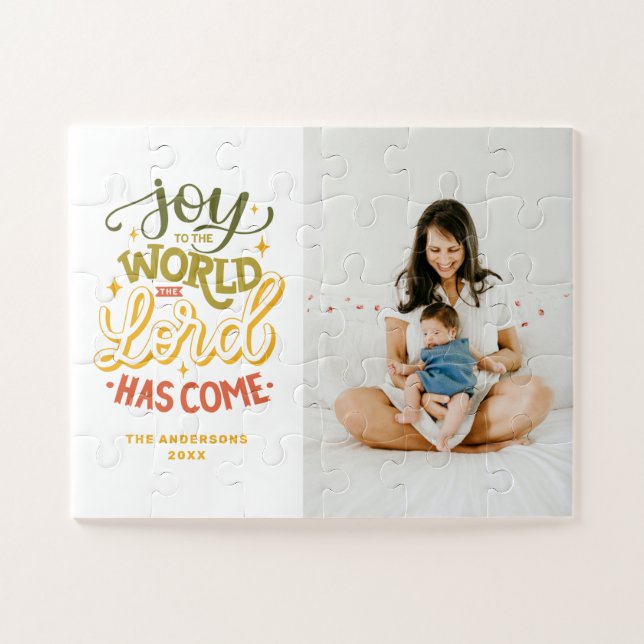 Puzzle Joie au monde le Seigneur est venu. Noël (Horizontal)