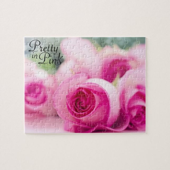 Puzzle Joli en rose Roses (Horizontal)
