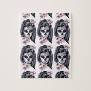 Puzzle Joli masque Carnival femme crâne Thunder_Cove
