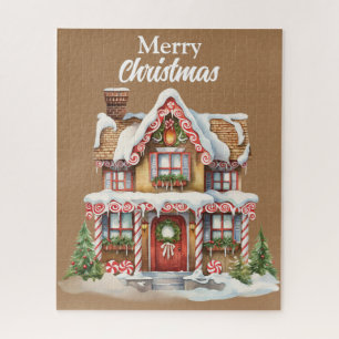 Puzzle Joli Noël Gingerbread Maison