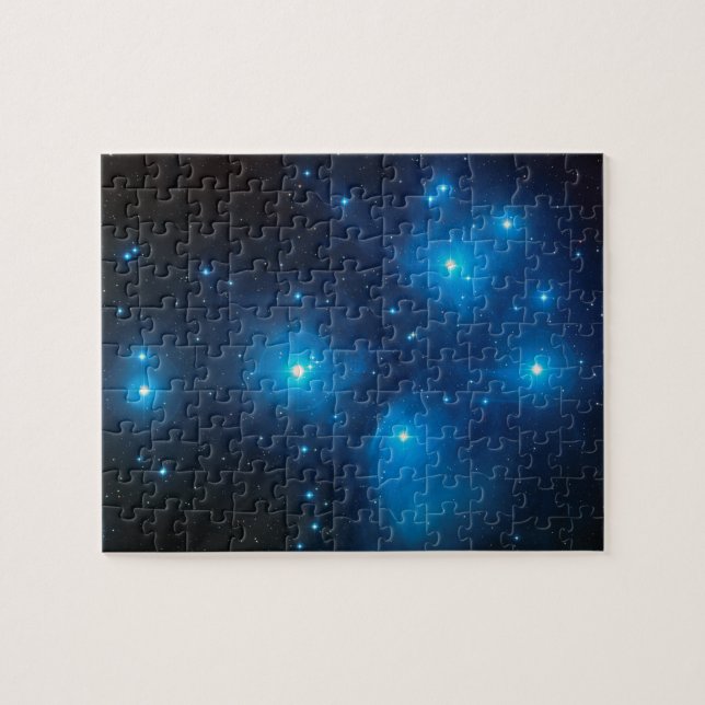 Puzzle Jolie Aqua Blue Pleiades Celestia Photo (Horizontal)