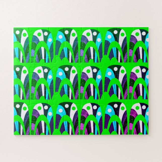Puzzle Jolie art d'été vert (Horizontal)