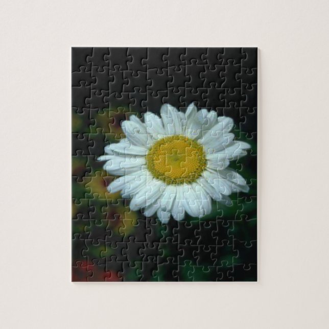 Puzzle Jolie Fleur Baisy Blanc (Vertical)