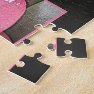 Puzzle Jolie fleur de camélia rose élégante