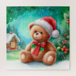 Puzzle Jolie Ours En Teddy Noël