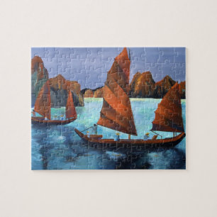 Puzzle Joncs Dans La Baie Dragon Descendante