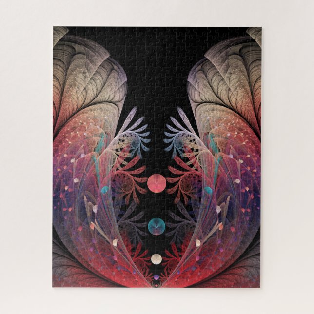 Puzzle Jonglage Abstrait Moderne Fantaisie Art Fractal (Vertical)