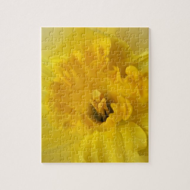 Puzzle jonquille jaune (Vertical)
