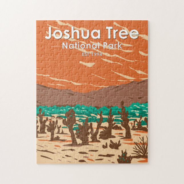 Puzzle Joshua Tree National Park Turkey Flats Sand Dunes  (Vertical)
