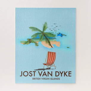 Puzzle jost van dyke Îles Vierges britanniques.