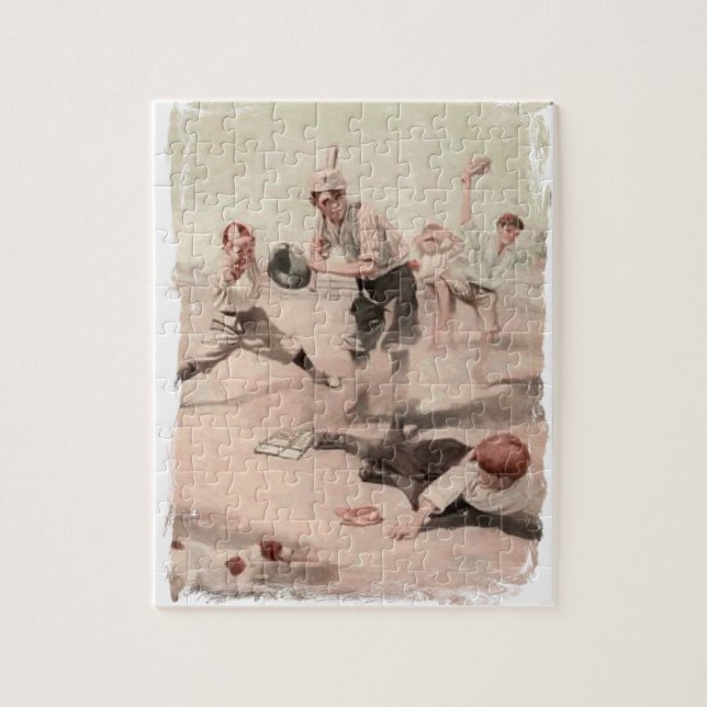 Puzzle Jouer au base-ball (Vertical)