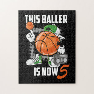 Puzzle Joueur de basket-ball 5e anniversaire Fundy 5 ans