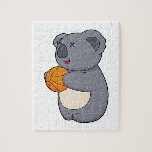 Puzzle Joueur de basket-ball de Koala (Vertical)
