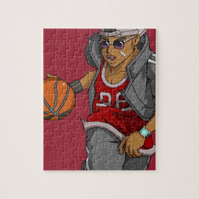 Puzzle Joueur de basket-ball Manga (Vertical)