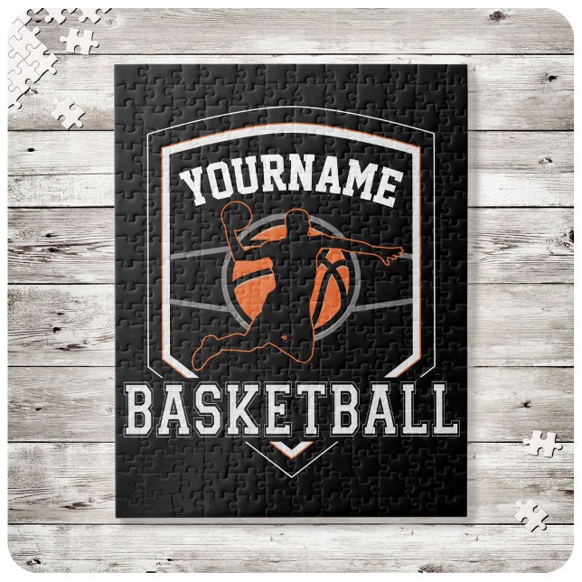 Puzzle Joueur de basket-ball personnalisé NOM Équipe de b (Créateur téléchargé)