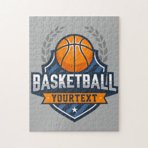 Puzzle Joueur de Basketball AJOUTER NOM Équipe de l'école