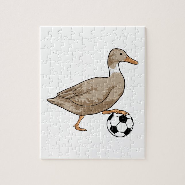 Puzzle Joueur de football canard (Vertical)