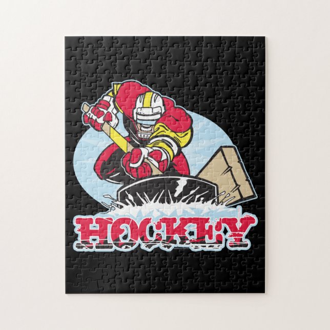 Puzzle Joueur de hockey (Vertical)