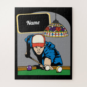 Puzzle Joueur de piscine personnalisé Billard Jigsaw Puzz