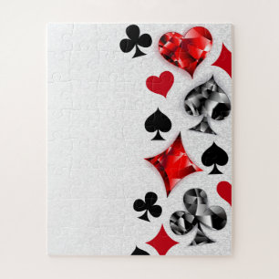 Puzzle Joueur de poker Parieur Enseignes de cartes Las Ve