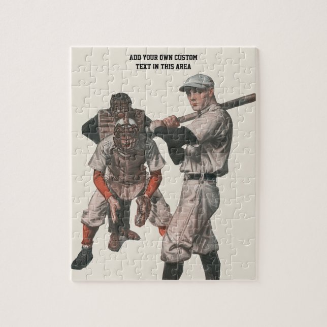 Puzzle Joueurs De Baseball vintages (Vertical)