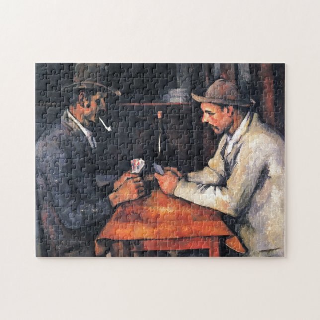 Puzzle Joueurs de cartes Paul Cezanne Peinture Art (Horizontal)