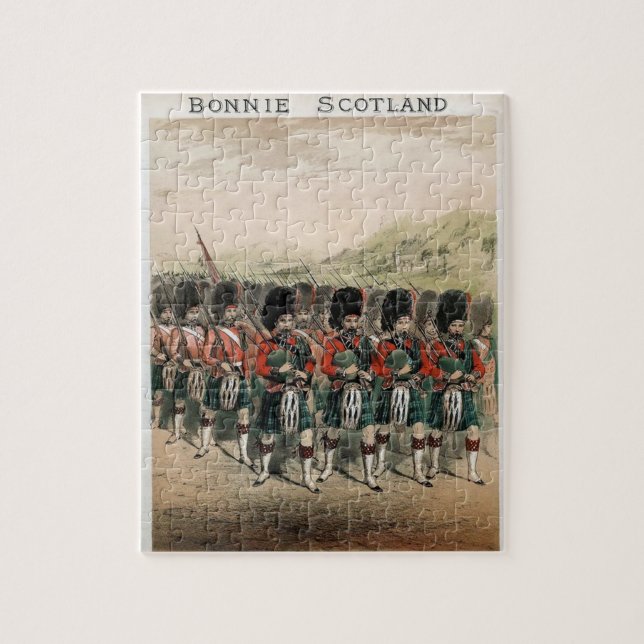 Puzzle Joueurs de cornemuse mignons de l'Ecosse (Vertical)