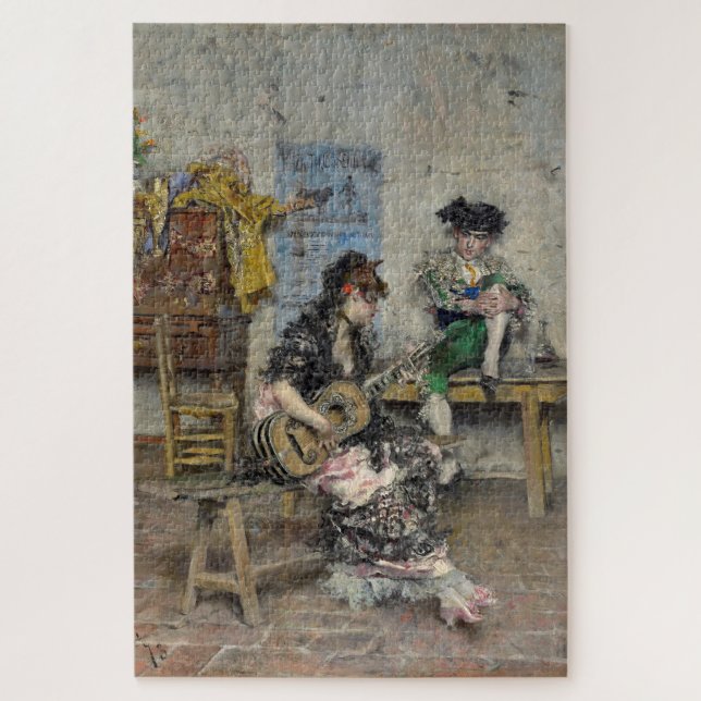 Puzzle Joueuse de flamenco féminine (guitariste espagnole (Vertical)