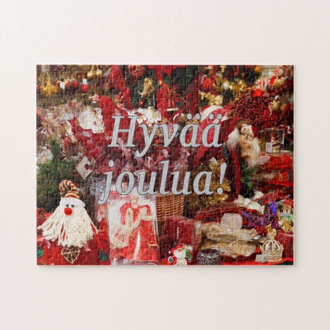 Puzzle Joulua de Hyvää ! Joyeux Noël dans le wf (Horizontal)