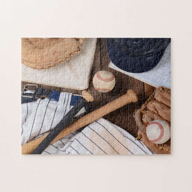 Puzzle Jouons au baseball (Horizontal)