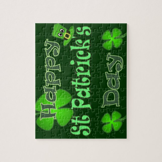 Puzzle Jour de la Saint Patrick heureux (Vertical)