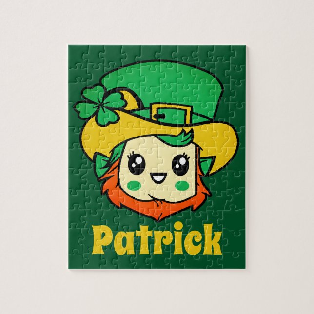 Puzzle Jour de la Saint Patrick Leprechaun Enfants person (Vertical)