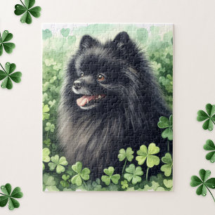 Puzzle Jour de la Saint Patrick noir de Poméranie