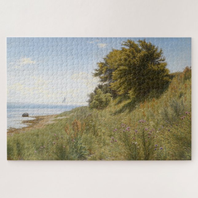 Puzzle Jour d'été en bord de mer (par Ludvig Kabell) (Horizontal)
