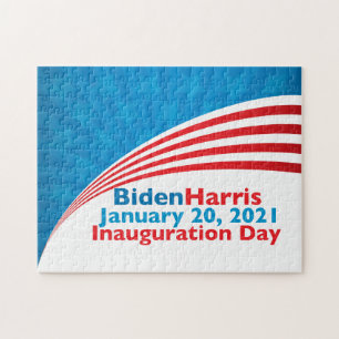 Puzzle Jour d'inauguration de Biden Harris Drapeau améric