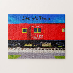 Puzzle Jour ensoleillé Rouge Caboose Cerveau Game Cadeau