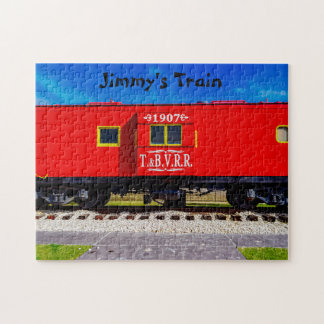 Puzzle Jour ensoleillé Rouge Caboose Cerveau Game Cadeau