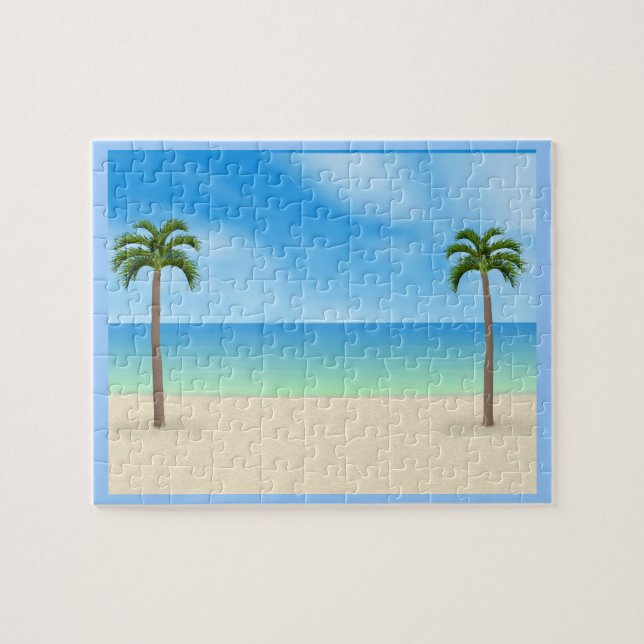 Puzzle : Jour Plage Scène (Horizontal)