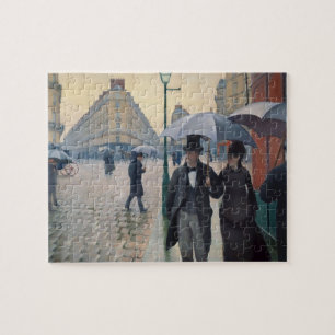 Puzzle Jour pluvieux de rue de Paris par Gustave