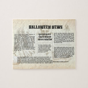 Puzzle Journal vintage d'Halloween